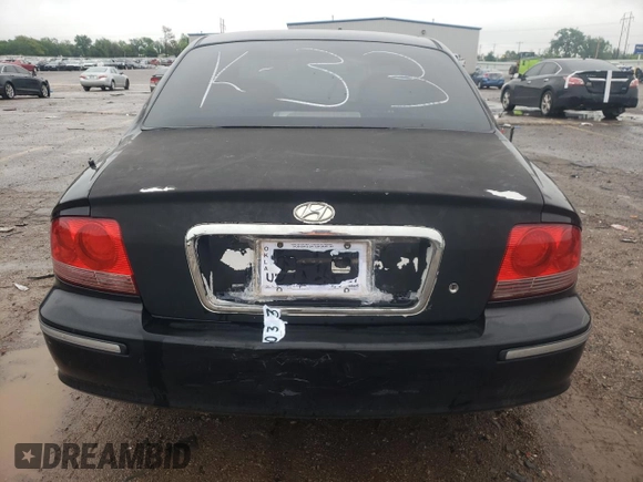 2004 Hyundai Sonata GLS with VIN KMHWF35H04A002738, listed as a Copart auction lot 56995824 with 0 mi miles and Salvage Title. Bid and sale history available at carsss.com. Image 6.
