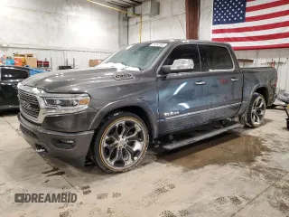2020 Ram 1500 Limited with VIN 1C6SRFHTXLN413543, listed as a Copart auction lot 45382985 with 52,586 mi miles and Clean Title. Bid and sale history available at carsss.com. Image 1.