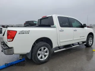 2010 Nissan Titan LE with VIN 1N6AA0EC3AN314733, listed as a Copart auction lot 81301574 with 120,683 mi miles and Salvage Title. Bid and sale history available at carsss.com. Image 3.