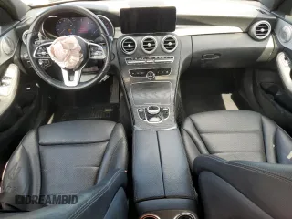 2021 Mercedes-Benz C 300 with VIN W1KWF8DB1MR623993, listed as a Copart auction lot 56164565 with 43,011 mi miles and Salvage title. Bid and sale history available at DreamBid. Image 8.