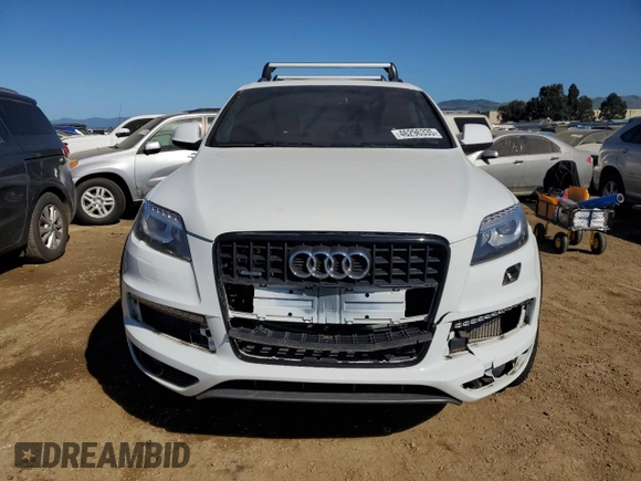 2015 Audi Q7 3.0L TDI Prestige with VIN WA1WMAFE0FD016301, listed as a Copart auction lot 46296335 with 86,984 mi miles and Salvage Title. Bid and sale history available at carsss.com. Image 5.