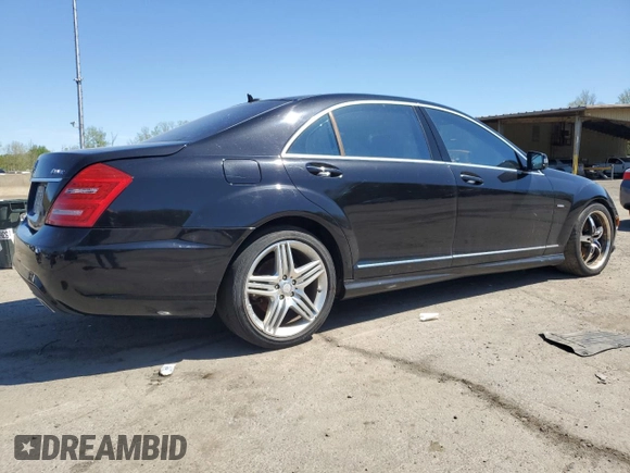 2012 Mercedes-Benz S 550 with VIN WDDNG9EB7CA468828, listed as a Copart auction lot 54895855 with 188,752 mi miles and Clean Title. Bid and sale history available at DreamBid. Image 3.