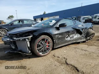 2025 Chevrolet Corvette 1LT z VIN 1G1YA2D49S5108611, wystawiony jako Copart lot #54486455 z przebiegiem 1 000 mil mil oraz Czysty tytuł • Clean title. Historia ofert i sprzedaży dostępna na DreamBid. Obrazek 1.
