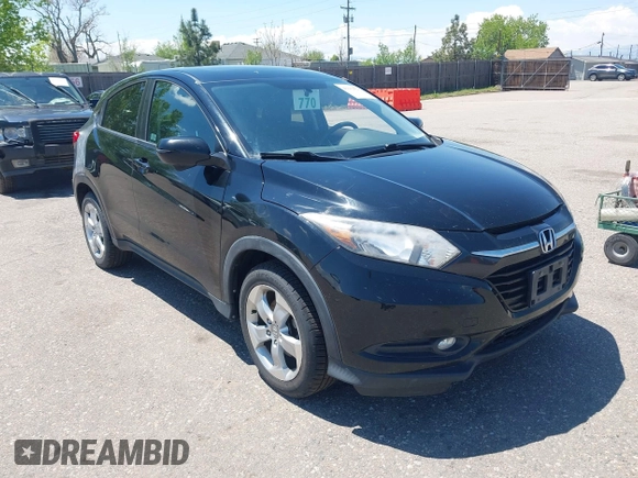 2016 Honda HR-V EX with VIN 3CZRU6H56GM716238, listed as a IAAI auction lot 42232513 with 123,346 mi miles and . Bid and sale history available at DreamBid. Image 1.