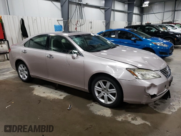 2008 Lexus ES with VIN JTHBJ46G082169452, listed as a Copart auction lot 60909264 with 159,519 mi miles and Salvage Title. Bid and sale history available at carsss.com. Image 4.