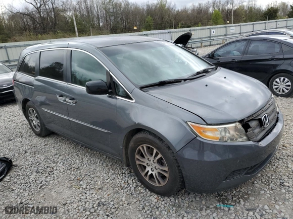 2011 Honda Odyssey EX with VIN 5FNRL5H45BB005167, listed as a Copart auction lot 49865595 with 230,813 mi miles and Salvage Title. Bid and sale history available at carsss.com. Image 4.