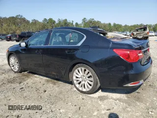 2014 Acura RLX Tech Pkg with VIN JH4KC1F58EC007419, listed as a Copart auction lot 75606064 with 175,531 mi miles and Salvage Title. Bid and sale history available at carsss.com. Image 2.