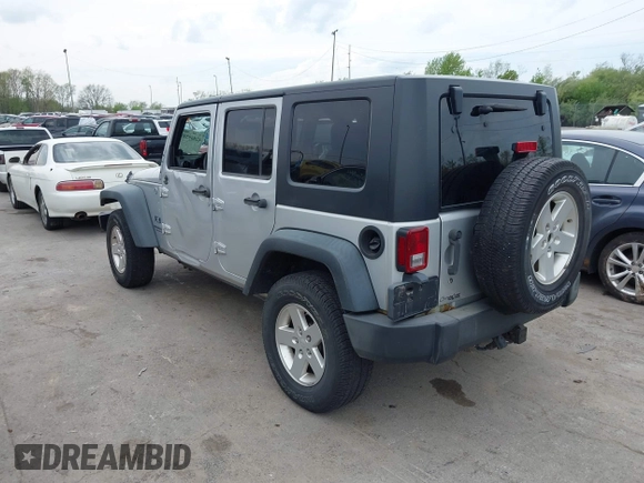 2008 Jeep Wrangler Unlimited X with VIN 1J4GA39108L510829, listed as a IAAI auction lot 42069589 with 108,696 mi miles and . Bid and sale history available at DreamBid. Image 3.