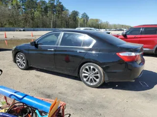 2015 Honda Accord Sedan Sport with VIN 1HGCR2F52FA080603, listed as a Copart auction lot 50133585 with 163,820 mi miles and Salvage Title. Bid and sale history available at carsss.com. Image 2.