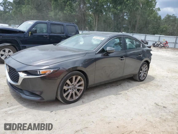 2020 Mazda 3 Select with VIN 3MZBPACL3LM127114, listed as a Copart auction lot 55912505 with 32,047 mi miles and Salvage title. Bid and sale history available at DreamBid. Image 1.