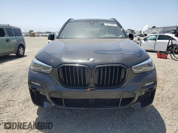 2021 BMW X5 xDrive40i with VIN 5UXCR6C03M9H41831, listed as a Copart auction lot 62145025 with Not provided miles and Salvage title. Bid and sale history available at DreamBid. Image 5.