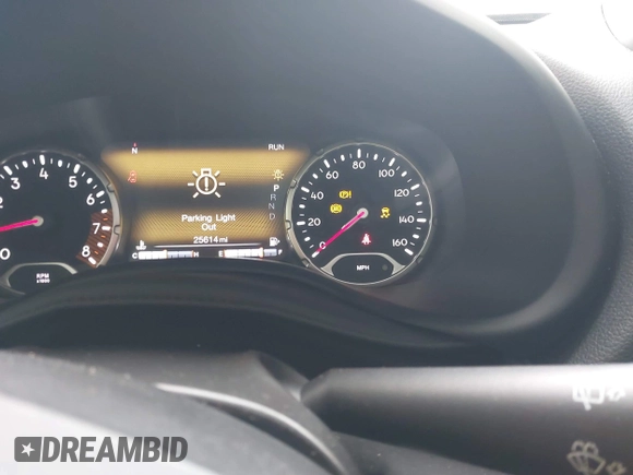 2022 Jeep Renegade Trailhawk with VIN ZACNJDC19NPN61911, listed as a IAAI auction lot 41181227 with 25,614 mi miles and . Bid and sale history available at DreamBid. Image 16.