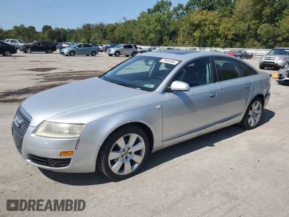 2006 Audi A6 with VIN WAUDG74F16N042092, listed as a Copart auction lot 70844864 with 188,745 mi miles and Salvage Title. Bid and sale history available at carsss.com. Image 1.