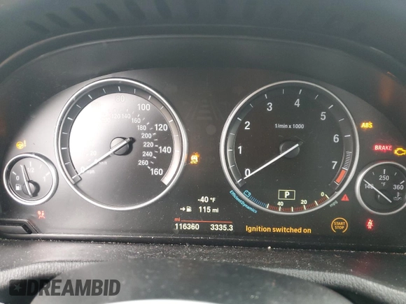 2017 BMW X3 xDrive28i with VIN 5UXWX9C33H0T25235, listed as a Copart auction lot 43625065 with 116,360 mi miles and Salvage Title. Bid and sale history available at DreamBid. Image 9.
