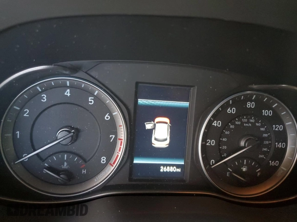 2020 Hyundai Kona Ultimate with VIN KM8K53A59LU548965, listed as a Copart auction lot 69809444 with 26,880 mi miles and Salvage Title. Bid and sale history available at carsss.com. Image 9.