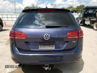 2015 Volkswagen Golf SportWagen TDI SE with VIN 3VWFA7AUXFM505063, listed as a Copart auction lot 67544893 with 120,522 mi miles. Bid and sale history available at carsss.com. Image 6.