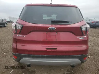 2017 Ford Escape Titanium with VIN 1FMCU9J93HUD96038, listed as a Copart auction lot 52188185 with 65,441 mi miles and Salvage Title. Bid and sale history available at carsss.com. Image 6.