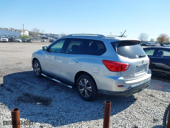 2017 Nissan Pathfinder S with VIN 5N1DR2MM9HC691860, listed as a IAAI auction lot 42006068 with 125,315 mi miles. Bid and sale history available at carsss.com. Image 3.