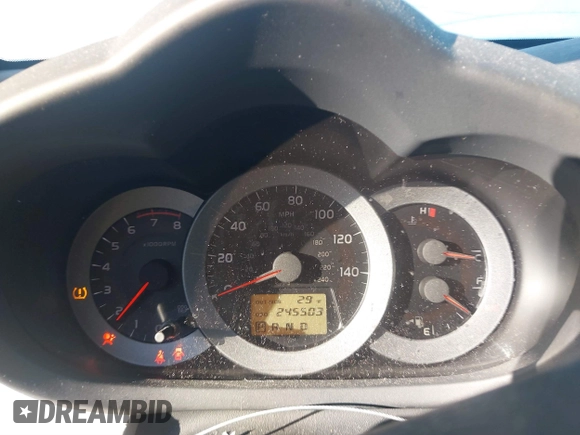 2008 Toyota RAV4 with VIN JTMBK33V986039352, listed as a IAAI auction lot 41824376 with 245,503 mi miles. Bid and sale history available at carsss.com. Image 7.