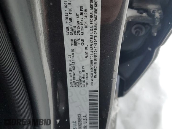 2022 Ram 1500 Lone Star с VIN 1C6SRFFT0NN280913, выставлен на аукционе Copart как лот 41757035 с пробегом 47 016 миль миль и Чистый • Clean title. История ставок и продаж доступна на DreamBid. Изображение 12.