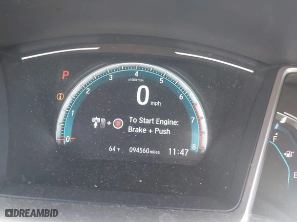 2018 Honda Civic Sedan EX-T with VIN JHMFC1F30JX018885, listed as a IAAI auction lot 41905534 with 94,560 mi miles. Bid and sale history available at carsss.com. Image 16.