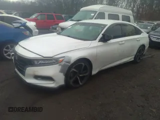 2019 Honda Accord Sport with VIN 1HGCV1F31KA009018, listed as a IAAI auction lot 38595783 with Not Provided miles and . Bid and sale history available at DreamBid. Image 16.
