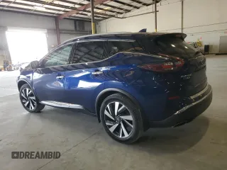2022 Nissan Murano SL with VIN 5N1AZ2CJ1NC113032, listed as a Copart auction lot 55800465 with 36,868 mi miles and Non Repairable. Bid and sale history available at carsss.com. Image 2.