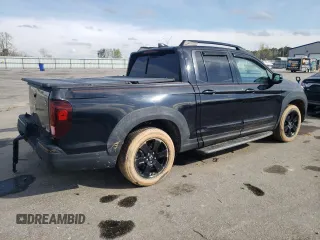 2017 Honda Ridgeline Black Edition with VIN 5FPYK3F83HB015057, listed as a Copart auction lot 49968565 with 107,317 mi miles and Salvage title. Bid and sale history available at DreamBid. Image 3.