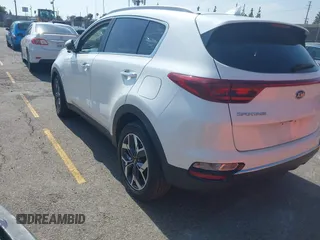 2021 Kia Sportage EX with VIN KNDPN3ACXM7936960, listed as a IAAI auction lot 42115357 with 27,964 mi miles and . Bid and sale history available at DreamBid. Image 3.
