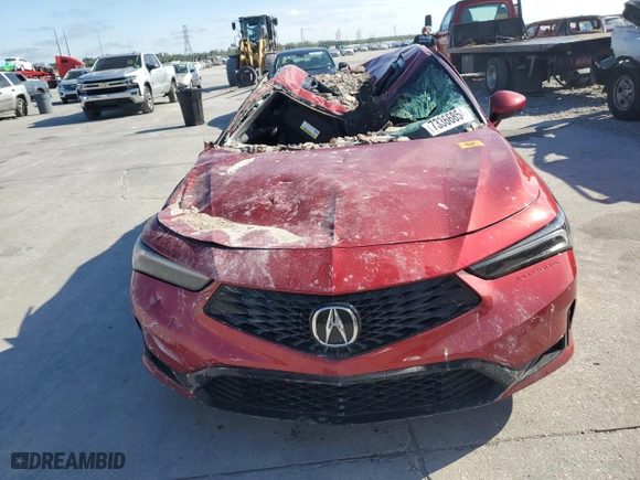 2024 Acura Integra w/A-Spec Package with VIN 19UDE4H36RA009612, listed as a Copart auction lot 73366854 with 0 mi miles and Salvage Title. Bid and sale history available at carsss.com. Image 5.