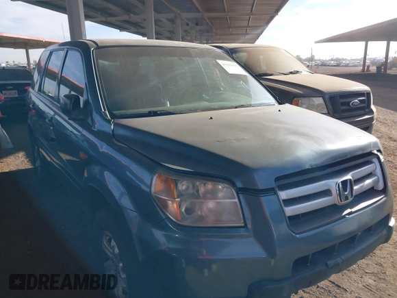 2006 Honda Pilot LX with VIN 2HKYF18146H546803, listed as a IAAI auction lot 41533192 with 218,754 mi miles. Bid and sale history available at carsss.com. Image 1.