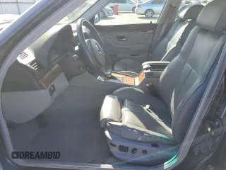 2000 BMW 7 Series 740iA with VIN WBAGG8341YDN80237, listed as a Copart auction lot 52212515 with 0 mi miles and Salvage Title. Bid and sale history available at carsss.com. Image 7.