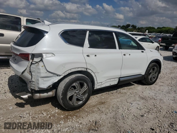 2021 Hyundai Santa Fe SEL z VIN 5NMS64AJ4MH320448, wystawiony jako Copart lot #57056795 z przebiegiem 30 767 mil mil oraz Nie do naprawy • Non repairable. Historia ofert i sprzedaży dostępna na DreamBid. Obrazek 3.
