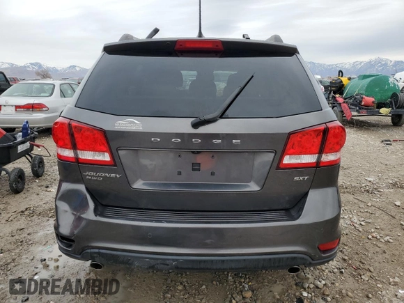2017 Dodge Journey SXT z VIN 3C4PDDBG0HT609804, wystawiony jako Copart lot #42977015 z przebiegiem 110 450 mil mil oraz Szkoda całkowita • Salvage title. Historia ofert i sprzedaży dostępna na DreamBid. Obrazek 6.