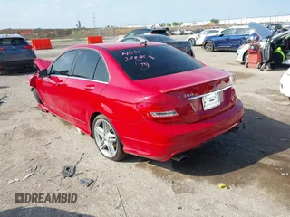 2013 Mercedes-Benz C-Class C 350 Sport with VIN WDDGF5HB4DR263566, listed as a IAAI auction lot 41918842 with 128,997 mi miles. Bid and sale history available at carsss.com. Image 3.