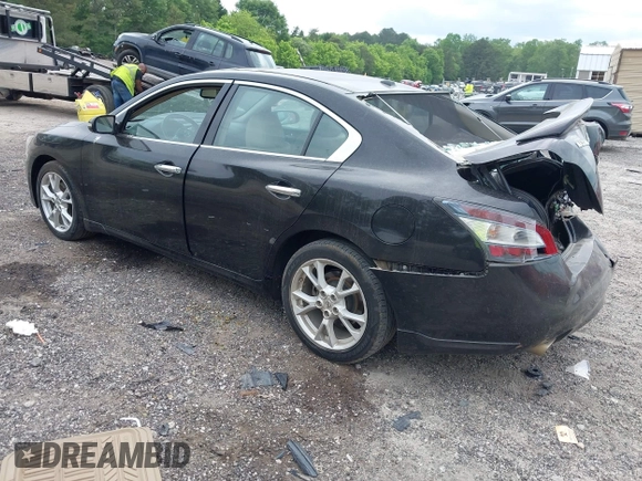 2014 Nissan Maxima SV with VIN 1N4AA5AP4EC450269, listed as a IAAI auction lot 42176963 with 132,205 mi miles and . Bid and sale history available at DreamBid. Image 3.