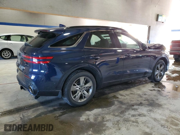 2022 Genesis GV70 Sport with VIN KMUMCDTC5NU073867, listed as a Copart auction lot 88230705 with 28,395 mi miles and Salvage title. Bid and sale history available at DreamBid. Image 3.