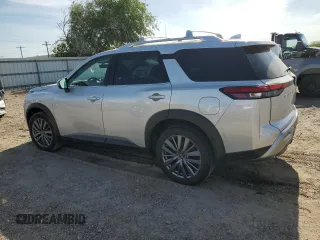 2023 Nissan Pathfinder SL with VIN 5N1DR3CB1PC270932, listed as a Copart auction lot 53356765 with 47,996 mi miles and Salvage title. Bid and sale history available at DreamBid. Image 2.
