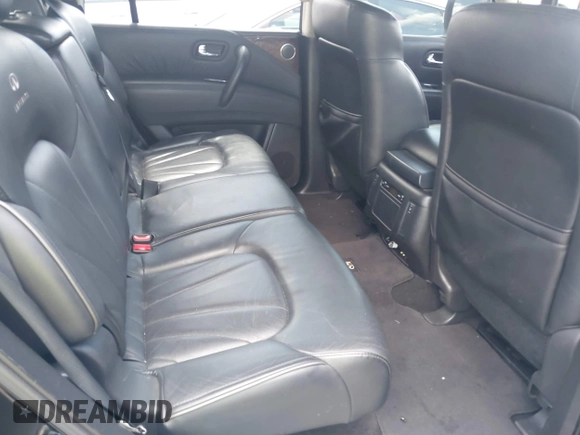 2012 Infiniti QX56 8-passenger with VIN JN8AZ2NC9C9315442, listed as a IAAI auction lot 42330752 with 167,026 mi miles and . Bid and sale history available at DreamBid. Image 8.
