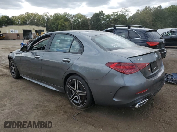 2024 Mercedes-Benz C 300 z VIN W1KAF4HB5RR184236, wystawiony jako Copart lot #72725194 z przebiegiem Nie podano mil oraz Szkoda całkowita • Salvage title. Historia ofert i sprzedaży dostępna na DreamBid. Obrazek 2.