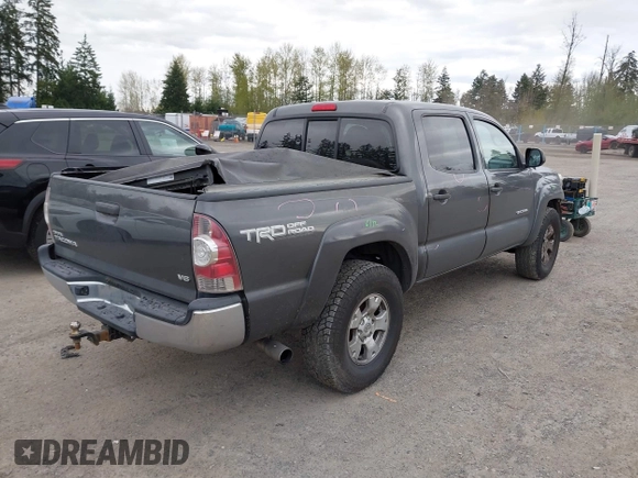 2013 Toyota Tacoma with VIN 3TMLU4EN5DM113393, listed as a IAAI auction lot 42003883 with 288,889 mi miles and . Bid and sale history available at carsss.com. Image 4.