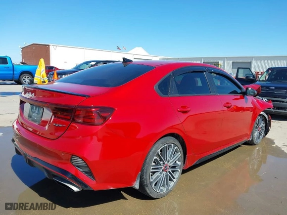 2022 Kia Forte GT with VIN 3KPF44AC2NE485559, listed as a IAAI auction lot 41691638 with 69,963 mi miles. Bid and sale history available at carsss.com. Image 4.