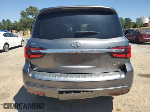 2019 Infiniti QX80 Luxe z VIN JN8AZ2NC4K9460161, wystawiony jako Copart lot #53335685 z przebiegiem 77 475 mil mil oraz Szkoda całkowita • Salvage title. Historia ofert i sprzedaży dostępna na DreamBid. Obrazek 6.