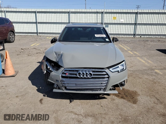 2019 Audi S4 Premium Plus z VIN WAUB4AF44KA034918, wystawiony jako Copart lot #47534575 z przebiegiem 70 199 mil mil oraz Szkody całkowita. Historia ofert i sprzedaży dostępna na DreamBid. Obrazek 5.