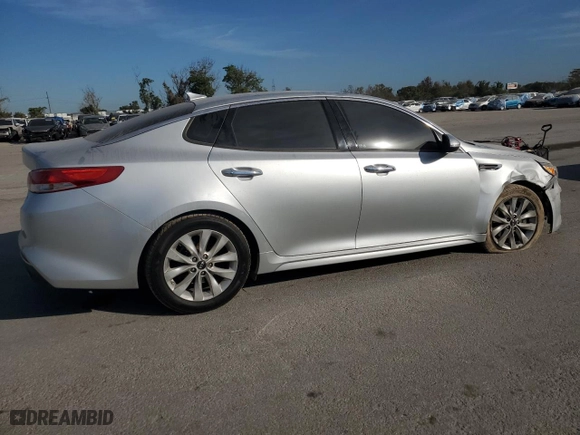 2018 Kia Optima EX with VIN 5XXGU4L33JG238375, listed as a Copart auction lot 83445984 with 104,868 mi miles and Non Repairable. Bid and sale history available at carsss.com. Image 3.