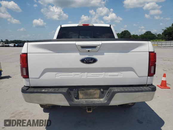 2020 Ford F-150 XL with VIN 1FTEW1E57LKF51467, listed as a Copart auction lot 61956535 with 61,495 mi miles and Salvage title. Bid and sale history available at DreamBid. Image 6.