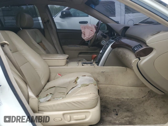 2005 Acura RL with VIN JH4KB16585C014180, listed as a Copart auction lot 53660715 with 0 mi miles and Salvage Title. Bid and sale history available at carsss.com. Image 7.