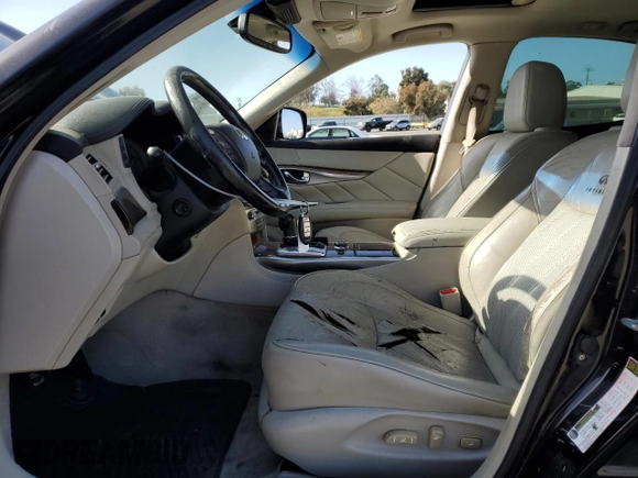 2011 Infiniti M37 with VIN JN1BY1AP0BM324986, listed as a Copart auction lot 53671215 with 187,490 mi miles and Salvage Title. Bid and sale history available at carsss.com. Image 7.