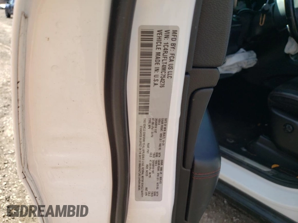 2021 Jeep Grand Cherokee Trailhawk with VIN 1C4RJFLT4MC754276, listed as a Copart auction lot 49784805 with 0 mi miles and Salvage Title. Bid and sale history available at carsss.com. Image 13.