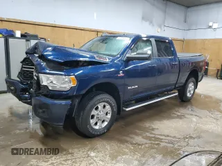 2022 Ram 2500 Big Horn with VIN 3C6UR5DL9NG196880, listed as a Copart auction lot 73223444 with 23,986 mi miles and Non Repairable. Bid and sale history available at carsss.com. Image 1.